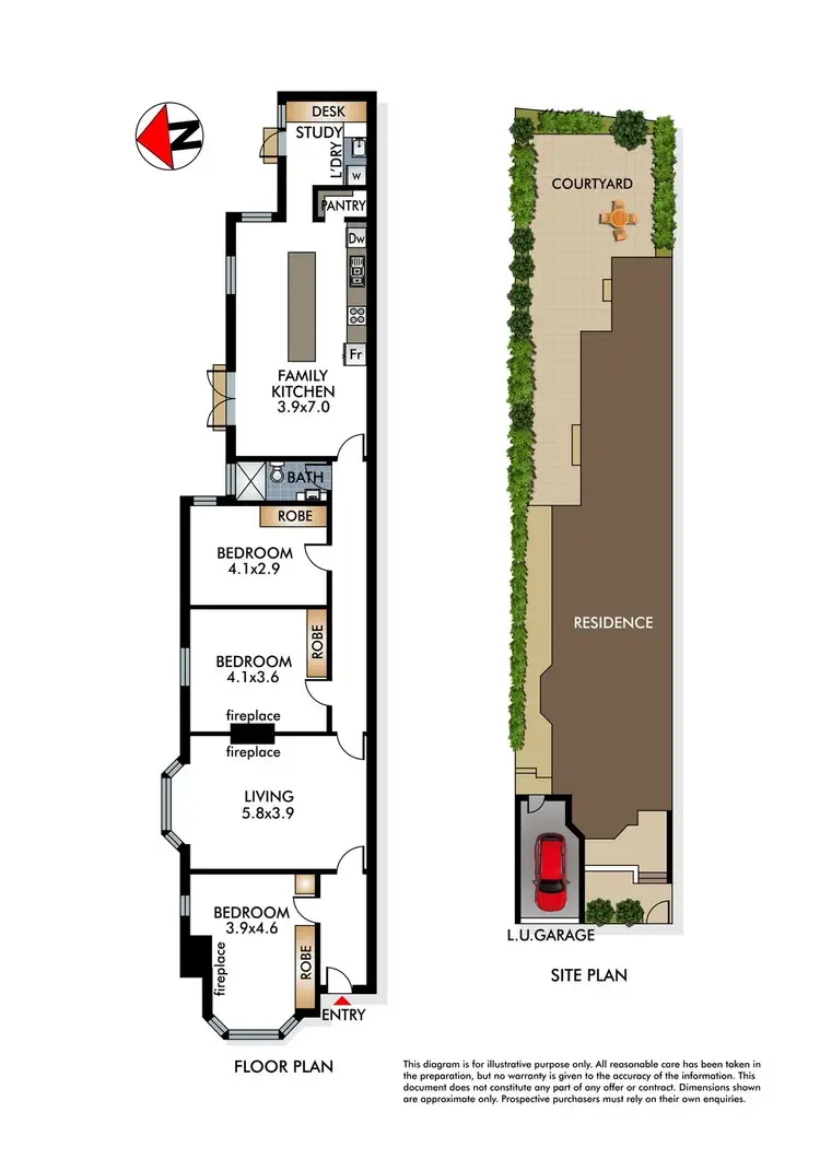 Floorplan of Homely house listing, 12 Council Street, Bondi Junction NSW 2022