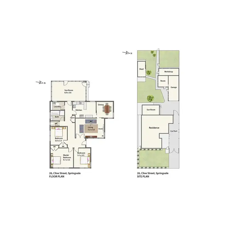 Floorplan of Homely house listing, 26 Clive Street, Springvale VIC 3171