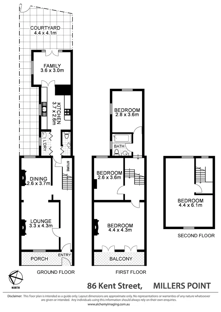 Floorplan of Homely house listing, 86 Kent Street, Millers Point NSW 2000