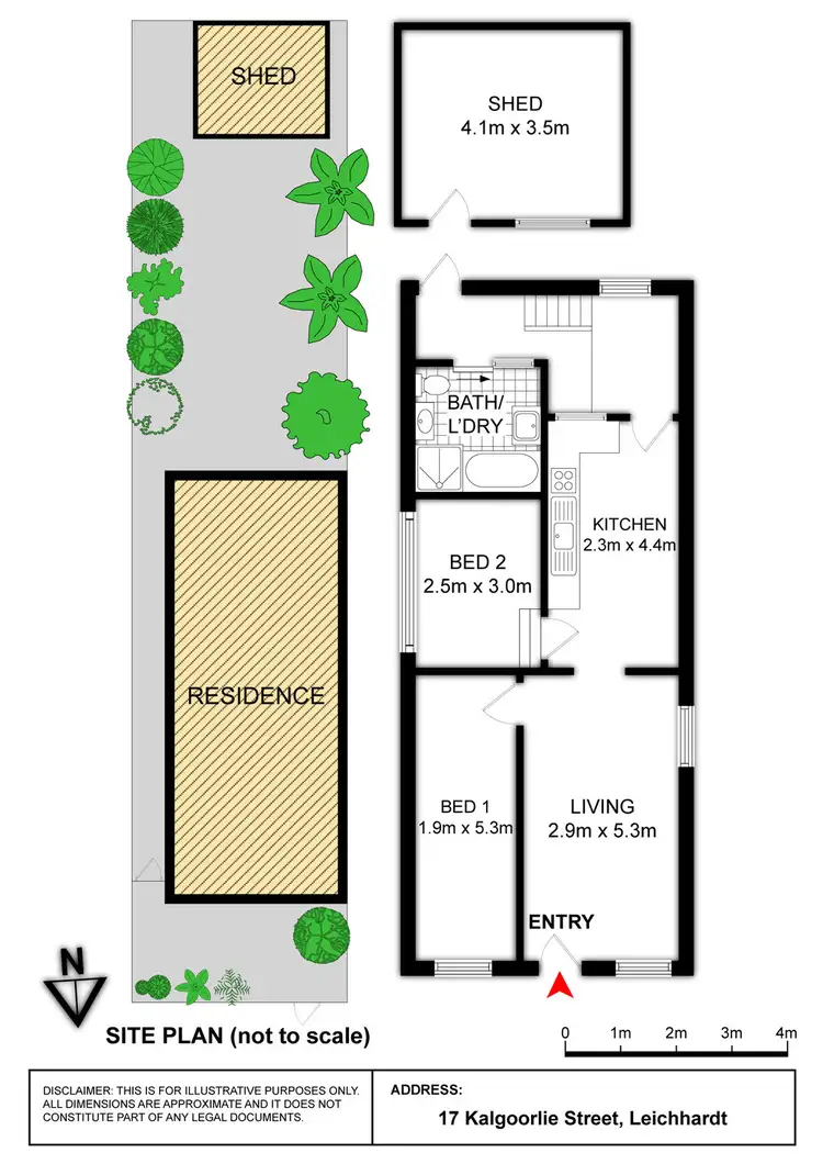 Floorplan of Homely house listing, 17 Kalgoorlie Street, Leichhardt NSW 2040