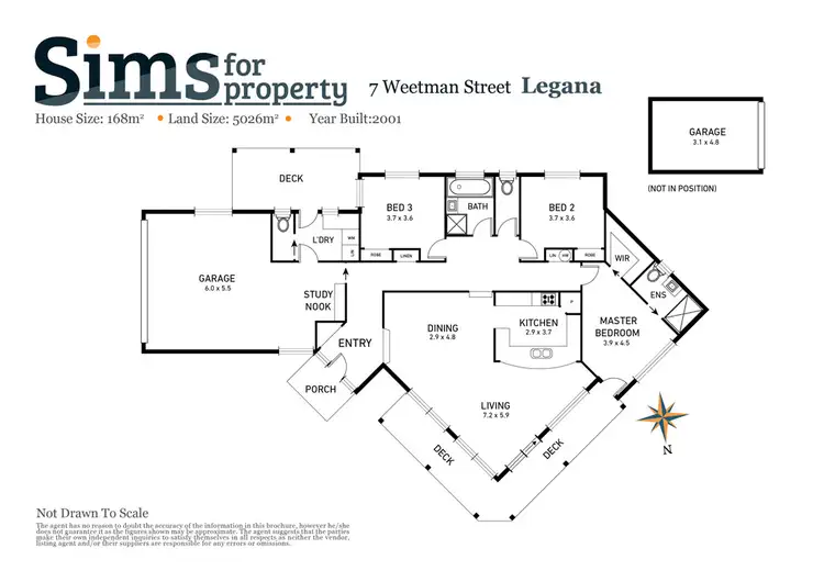 Floorplan of Homely house listing, 7 Weetman Street, Legana TAS 7277