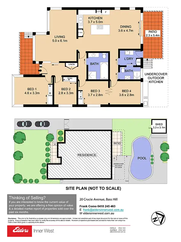Floorplan of Homely house listing, 20 Crucie Avenue, Bass Hill NSW 2197
