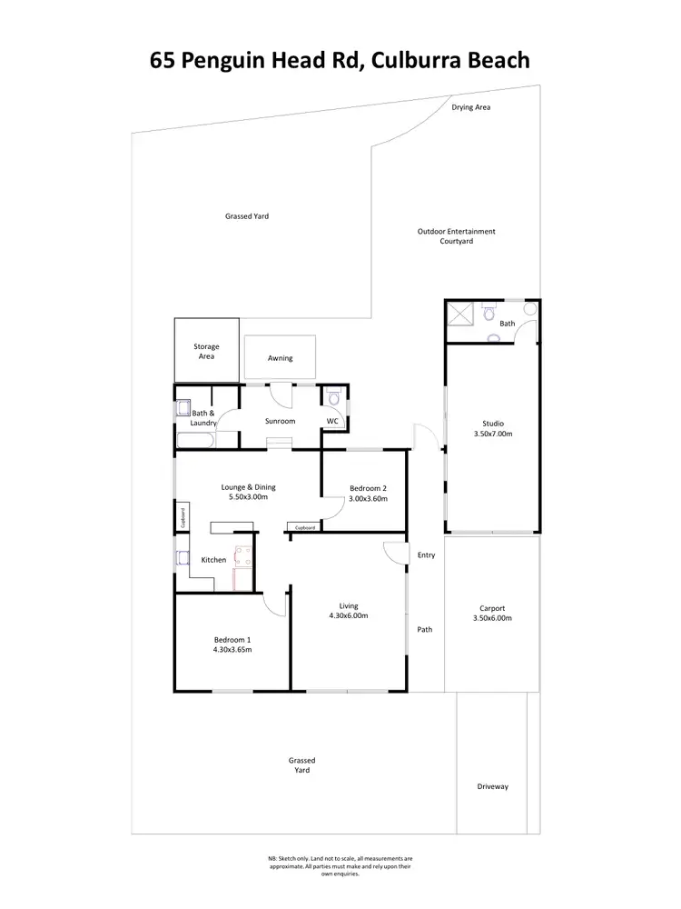 Floorplan of Homely house listing, 65 Penguins Head Road, Culburra Beach NSW 2540