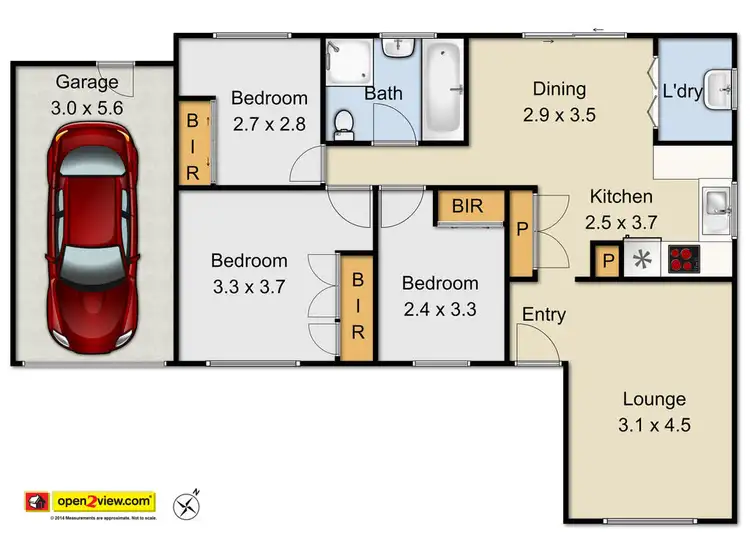 Floorplan of Homely house listing, 6 Tillford Grove, Rooty Hill NSW 2766