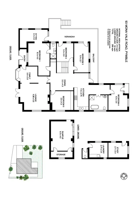 Floorplan of Homely house listing, 93 Mona Vale Rd, Pymble NSW 2073