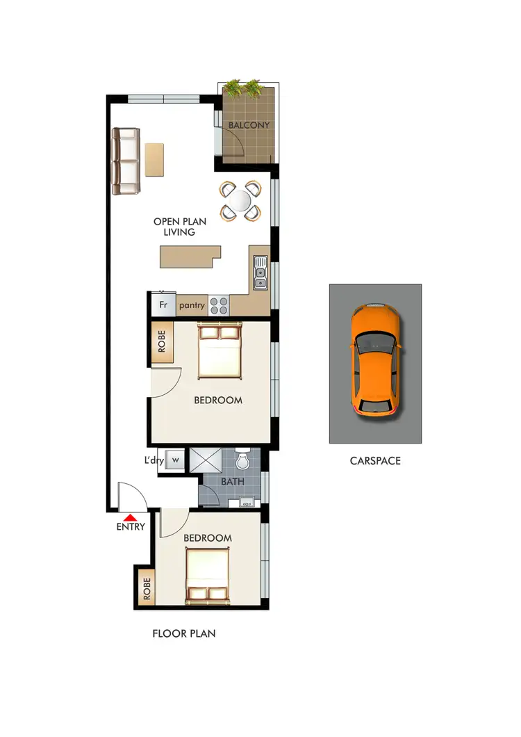 Floorplan of Homely apartment listing, 7/22a New Street, Bondi NSW 2026