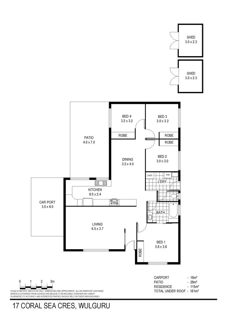 Floorplan of Homely house listing, 17 Coral Sea Crescent, Wulguru QLD 4811