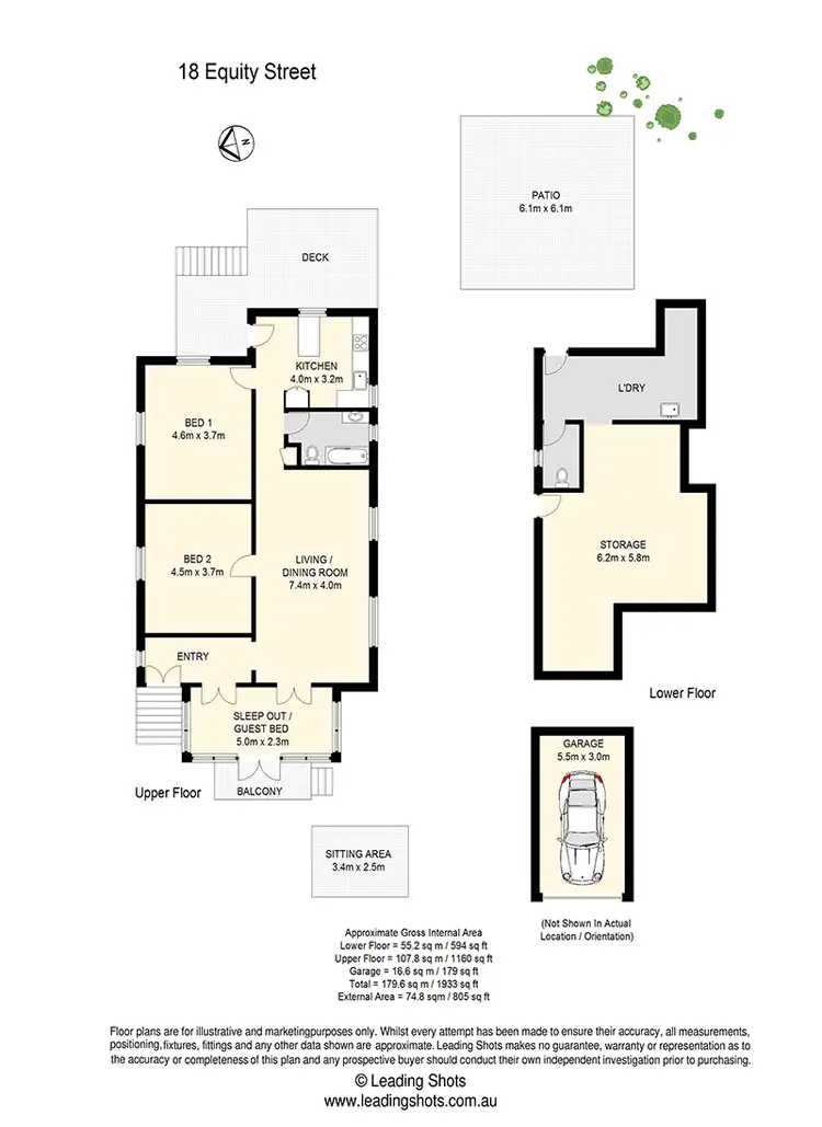 Floorplan of Homely house listing, 18 Equity Street, Annerley QLD 4103