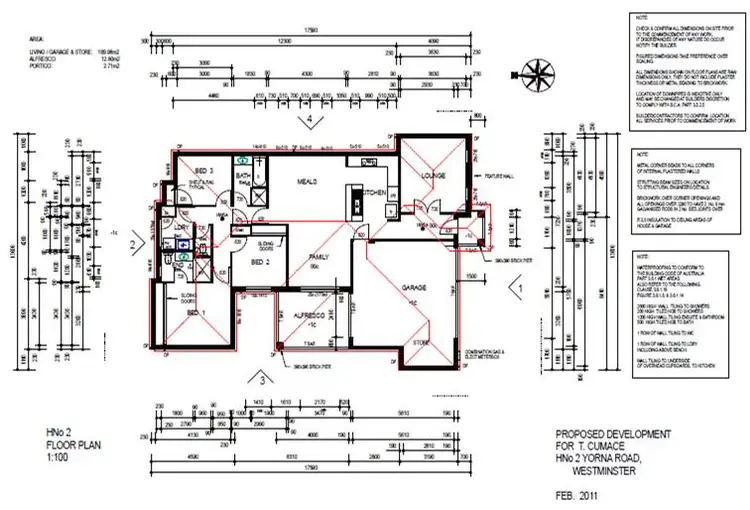 Floorplan of Homely house listing, 2 Yorna Road, Westminster WA 6061