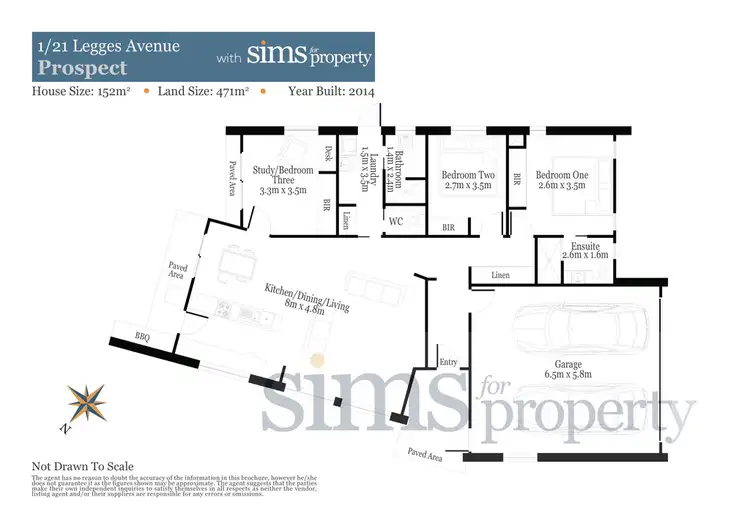 Floorplan of Homely house listing, 1/21 Legges Cresent, Prospect TAS 7250