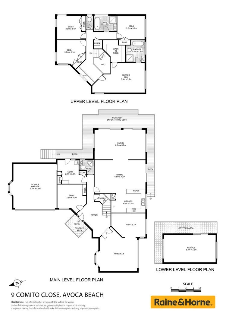 Floorplan of Homely house listing, 9 Comito Close, Avoca Beach NSW 2251