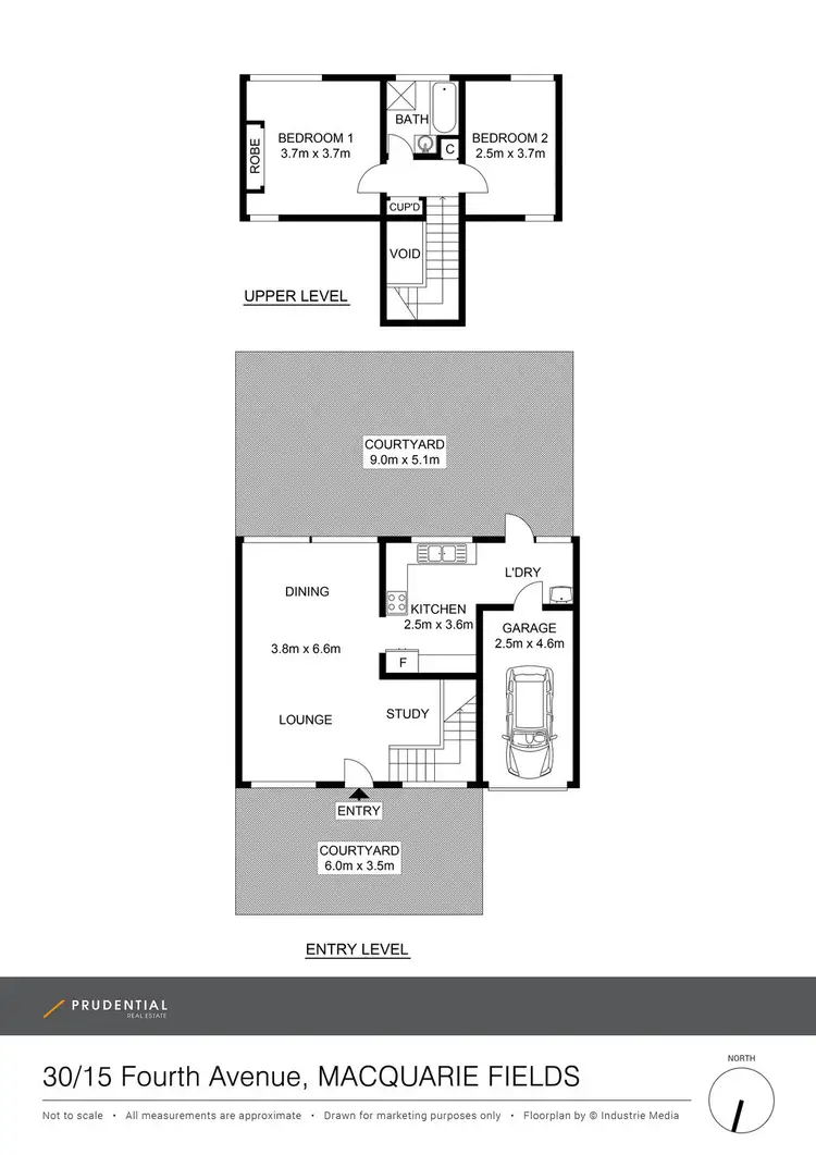 Floorplan of Homely townhouse listing, 30/15-19 Fourth Avenue, Macquarie Fields NSW 2564