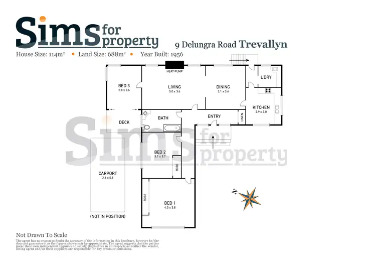Floorplan of Homely house listing, 9 Delungra Road, Trevallyn TAS 7250