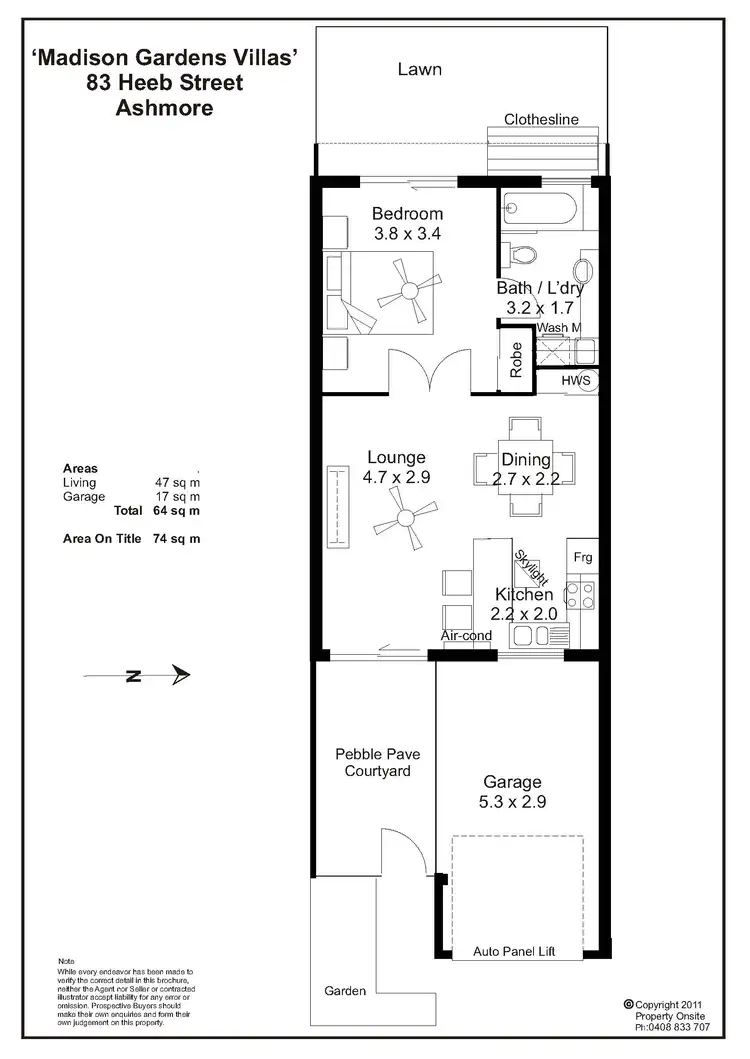 Floorplan of Homely villa listing, 58/83 Heeb Street, Ashmore QLD 4214