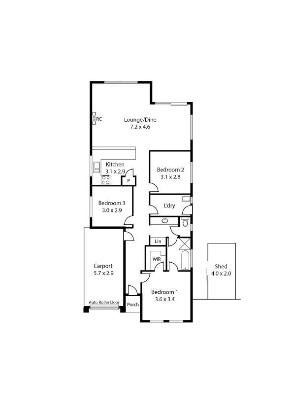 Floorplan of Homely house listing, 36 Boyd Street, Pennington SA 5013