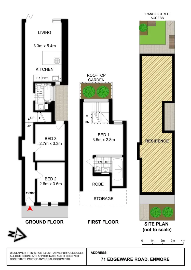Floorplan of Homely house listing, 71 Edgeware Road, Enmore NSW 2042