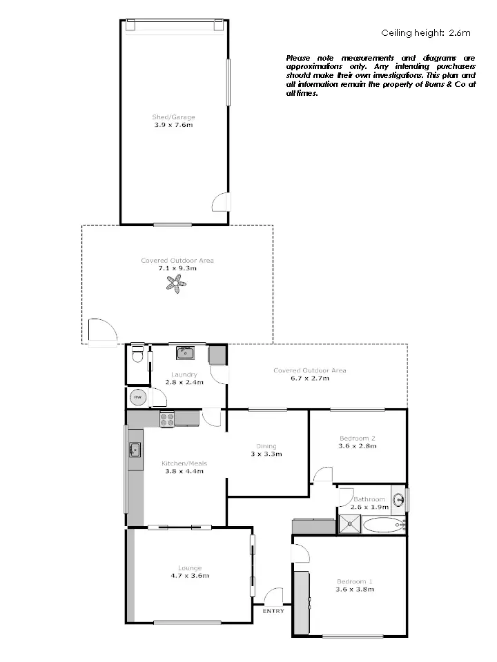 Floorplan of Homely house listing, 8 Tecoma Street, Red Cliffs VIC 3496