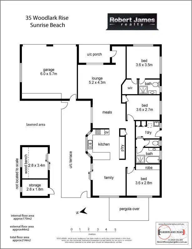 Floorplan of Homely house listing, 35 Woodlark Rise, Sunrise Beach QLD 4567