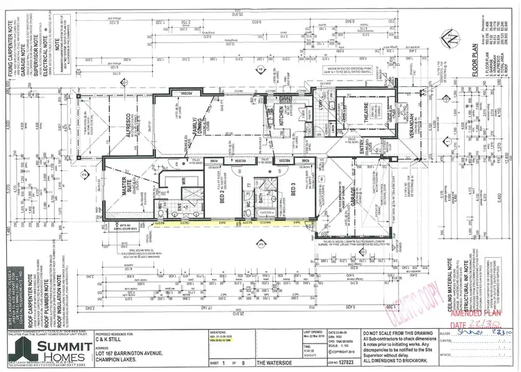 Floorplan of Homely house listing, 19 Barrington Avenue, Champion Lakes WA 6111