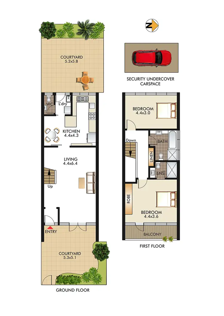 Floorplan of Homely apartment listing, 30/31 Diamond Bay Road, Vaucluse NSW 2030