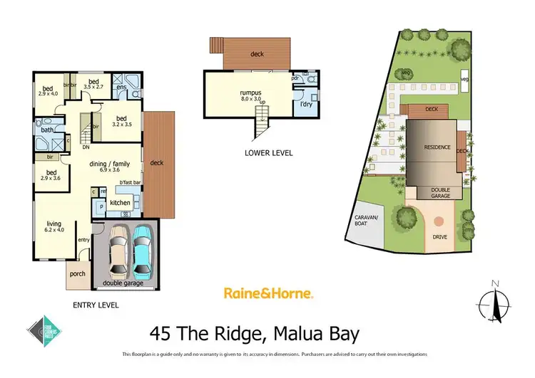Floorplan of Homely house listing, 45 The Ridge Road, Malua Bay NSW 2536