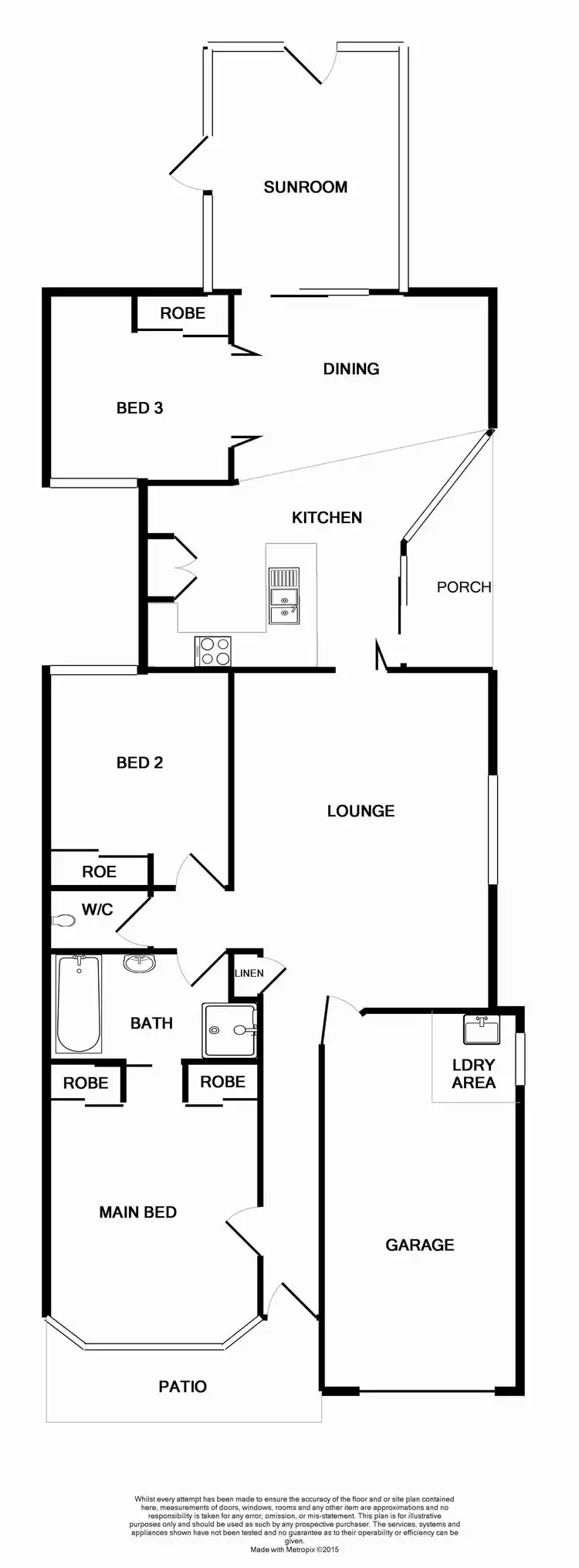 Floorplan of Homely house listing, 91a Wollombi Rd, Cessnock NSW 2325