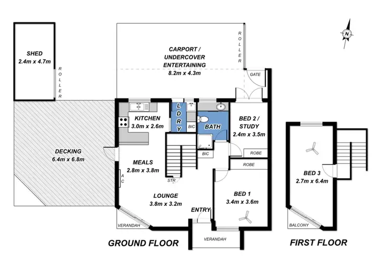 Floorplan of Homely house listing, 3/ 3 Charteris Street, Port Elliot SA 5212