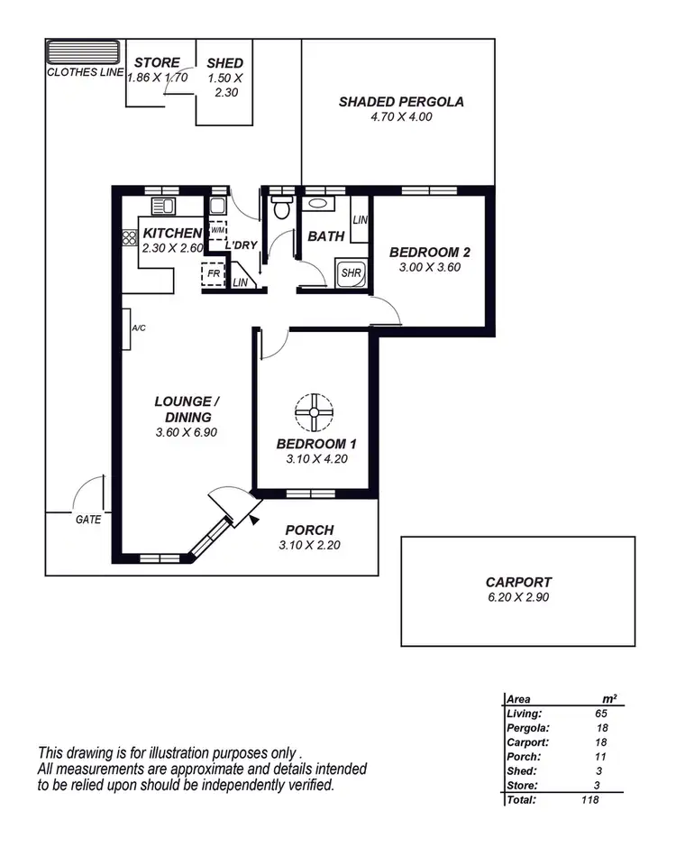 Floorplan of Homely house listing, 9/29 Larrimah Road, Morphett Vale SA 5162