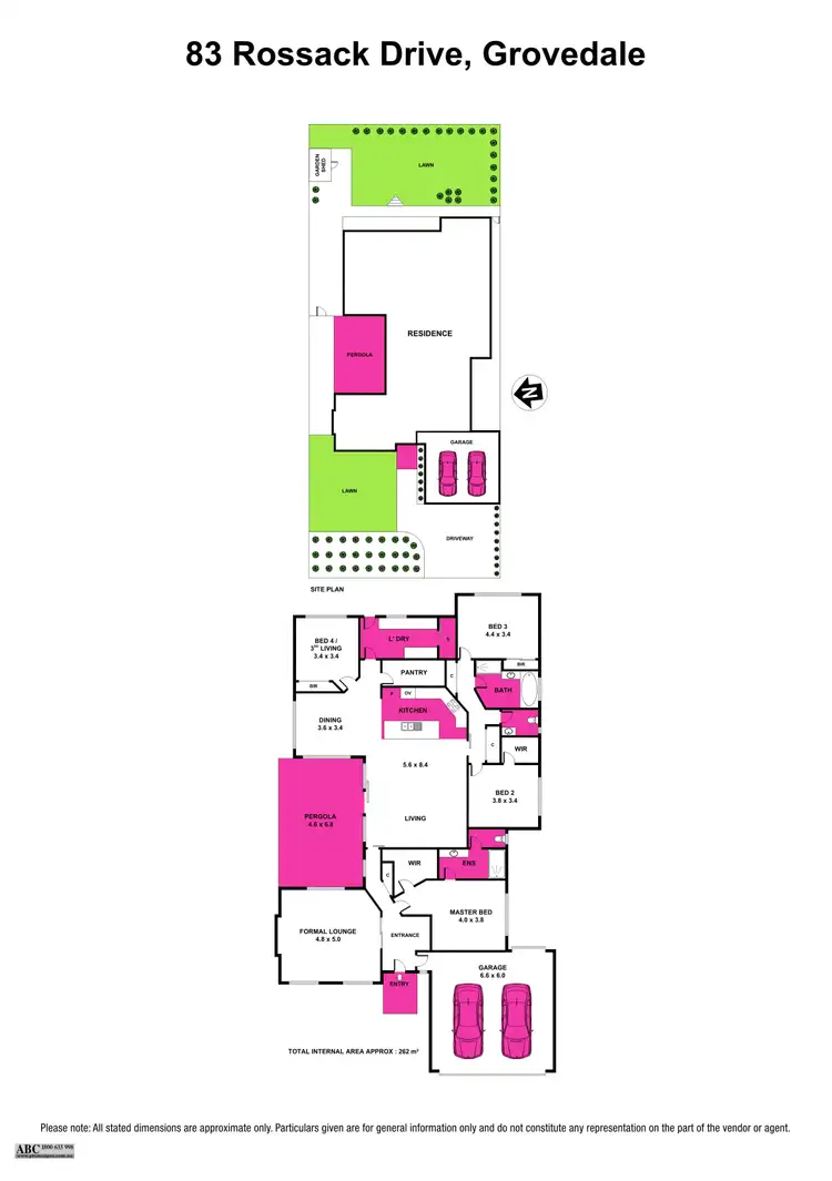 Floorplan of Homely house listing, 83 Rossack Drive, Grovedale VIC 3216