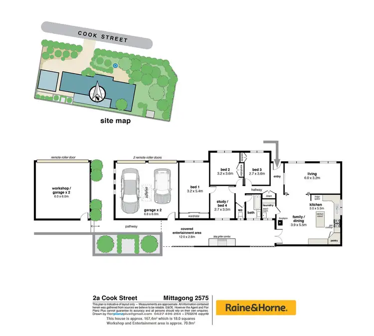 Floorplan of Homely house listing, 2A Cook Street, Mittagong NSW 2575
