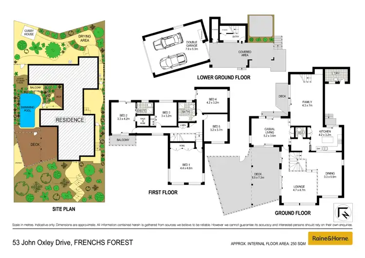 Floorplan of Homely house listing, 53 John Oxley Drive, Frenchs Forest NSW 2086