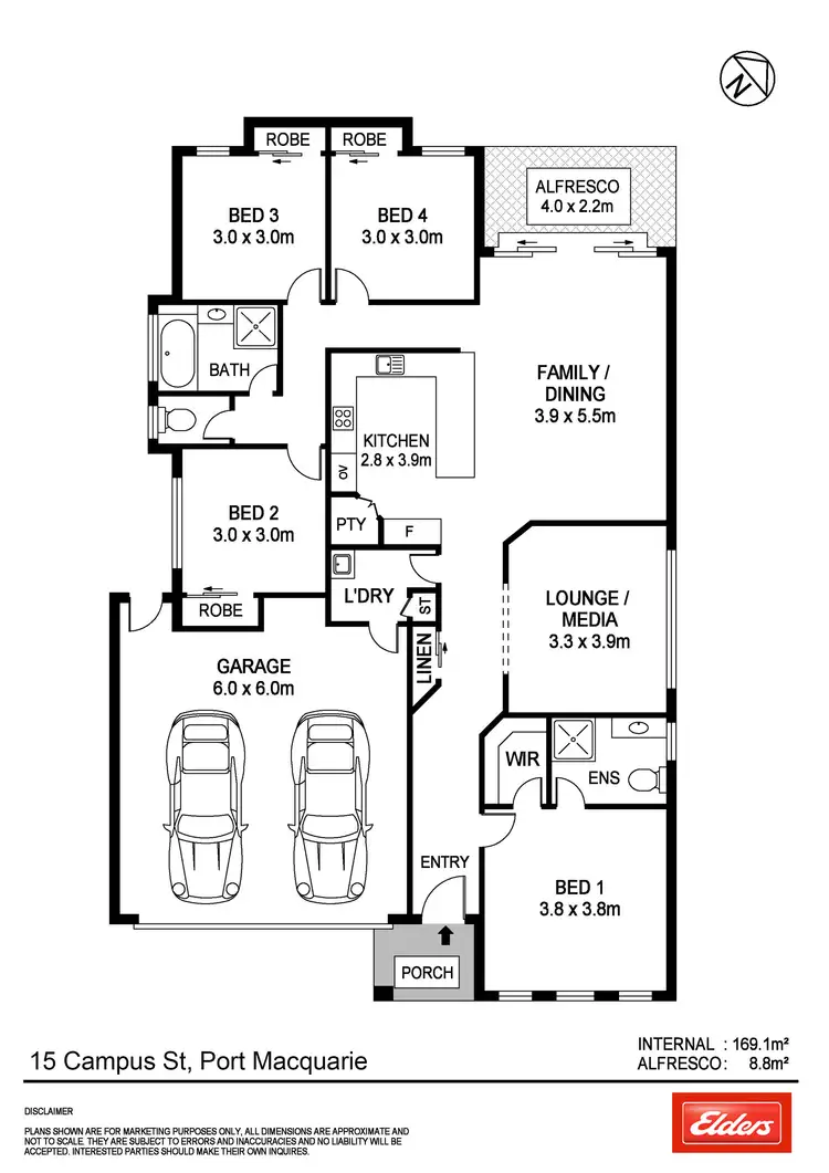 Floorplan of Homely house listing, 15 Campus Street, Port Macquarie NSW 2444