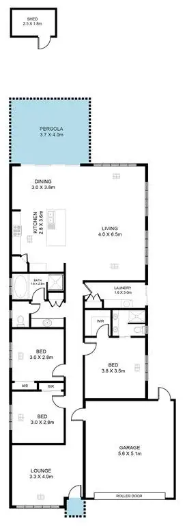 Floorplan of Homely house listing, 9 Pitt Street, Seacombe Gardens SA 5047