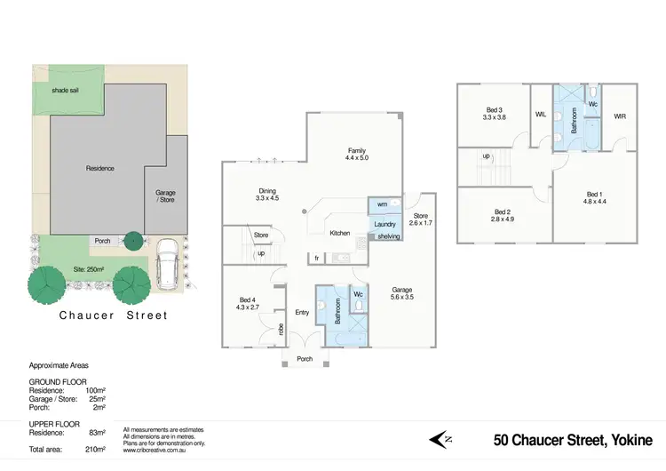 Floorplan of Homely house listing, 50 Chaucer Street, Yokine WA 6060