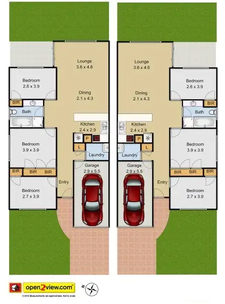 Floorplan of Homely house listing, 21A & 21B Criterion Crescent, Doonside NSW 2767