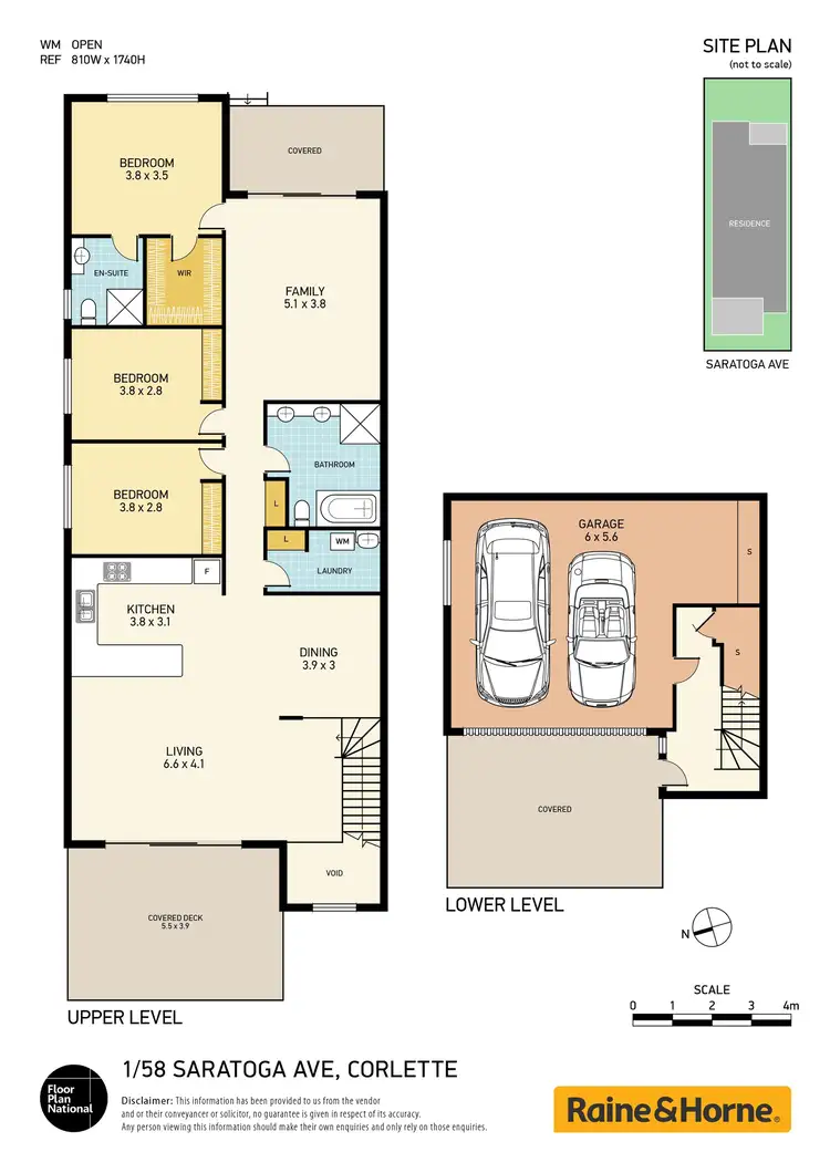 Floorplan of Homely house listing, 58a Saratoga Avenue, Corlette NSW 2315