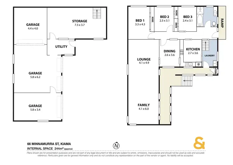 Floorplan of Homely house listing, 66 Minnamurra Street, Kiama NSW 2533