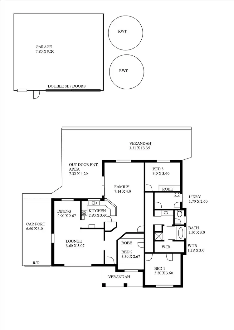 Floorplan of Homely house listing, 23 Springfield Drive, Port Lincoln SA 5606
