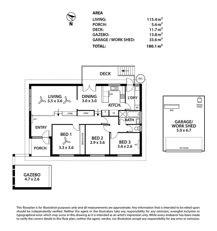 Floorplan of Homely house listing, 4 Kavanagh Street, Mount Barker SA 5251