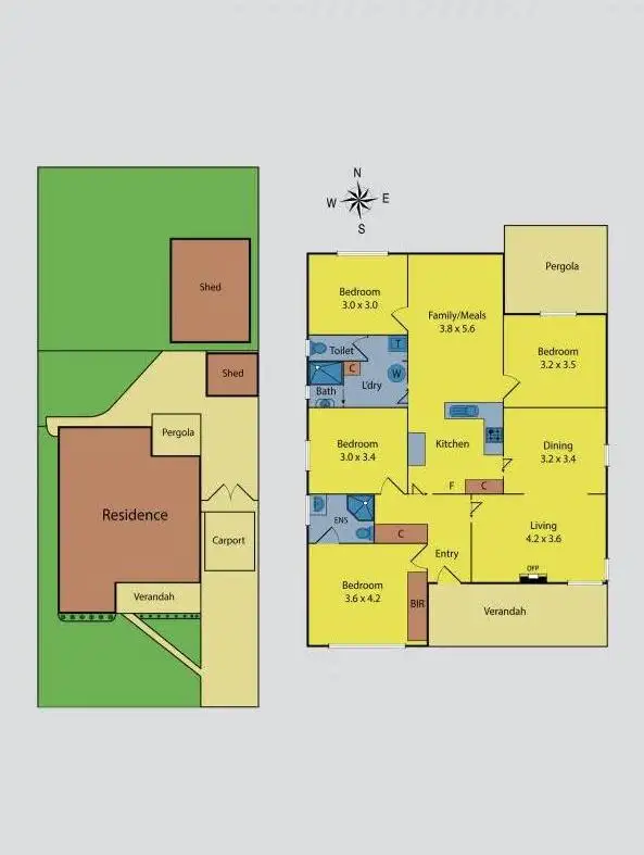Floorplan of Homely house listing, 38 Muriel Street, Niddrie VIC 3042