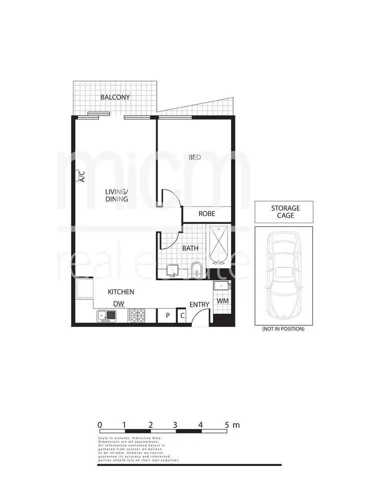 Floorplan of Homely apartment listing, 713/163 Cremorne Street, Richmond VIC 3121