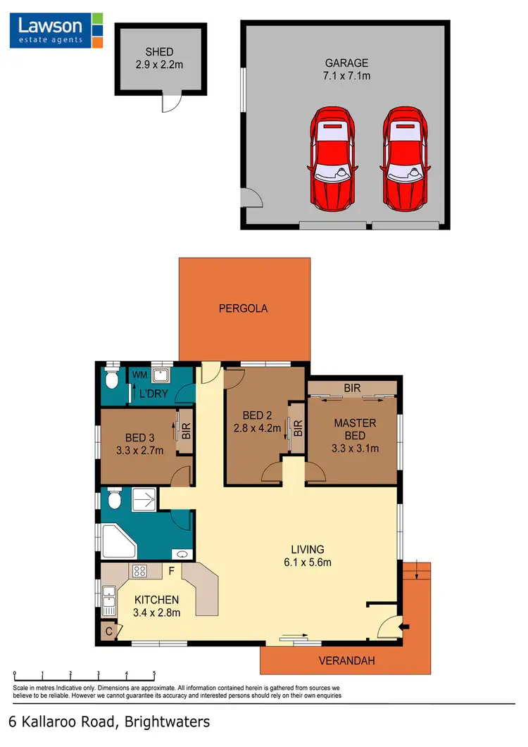 Floorplan of Homely house listing, 6 Kallaroo Road, Brightwaters NSW 2264