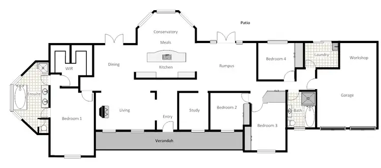 Floorplan of Homely house listing, 5 Lupin Place, Murrumbateman NSW 2582
