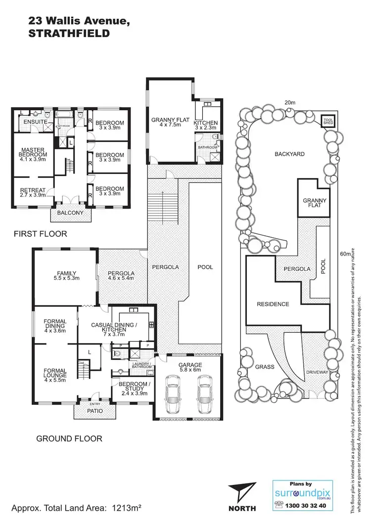 Floorplan of Homely house listing, 23 Wallis Avenue, Strathfield NSW 2135