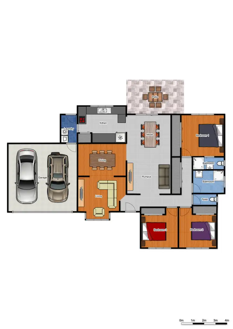 Floorplan of Homely house listing, 8 Linaria Circuit, Drewvale QLD 4116