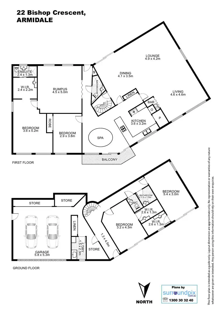 Floorplan of Homely house listing, 22 Bishop Crescent, Armidale NSW 2350