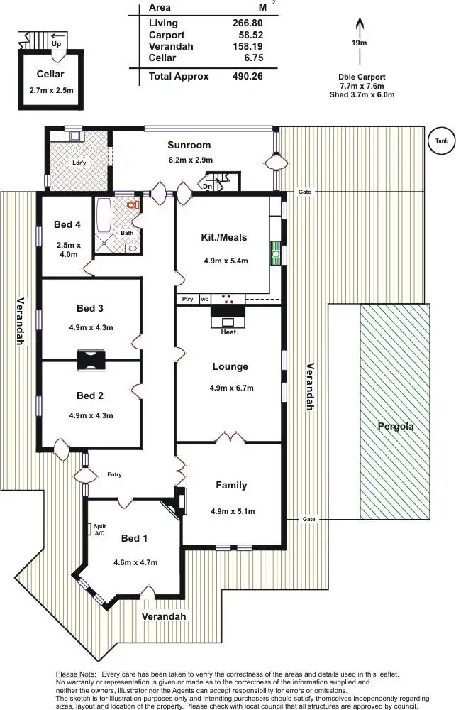 Floorplan of Homely house listing, 8 Lyndoch Road, Gawler East SA 5118