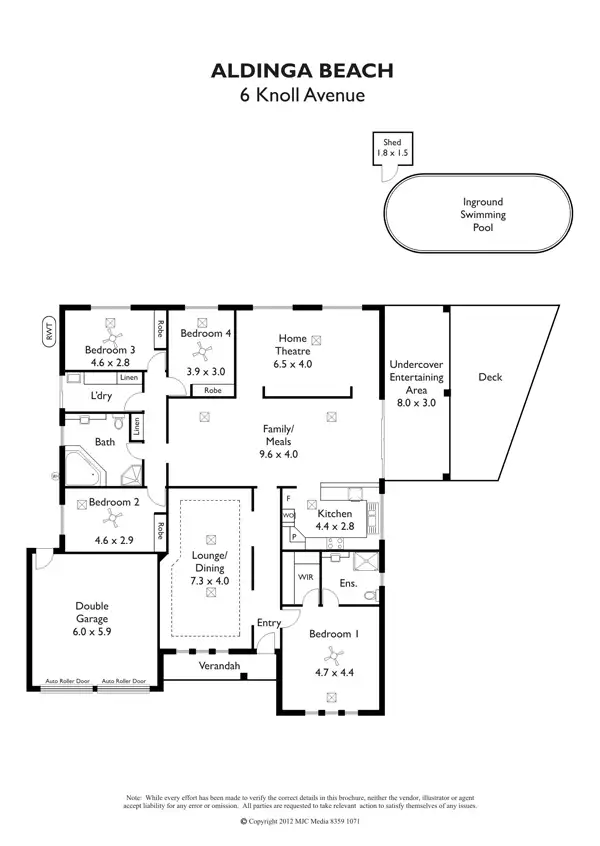Floorplan of Homely house listing, Address available on request