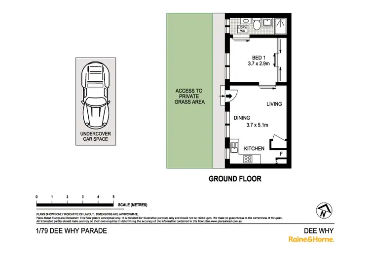 Floorplan of Homely unit listing, 1/79 Dee Why Parade, Dee Why NSW 2099