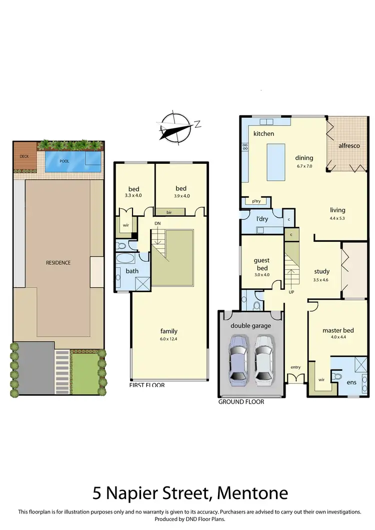 Floorplan of Homely house listing, 5 Napier Street, Mentone VIC 3194